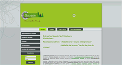 Desktop Screenshot of gaussin-entreprise.be